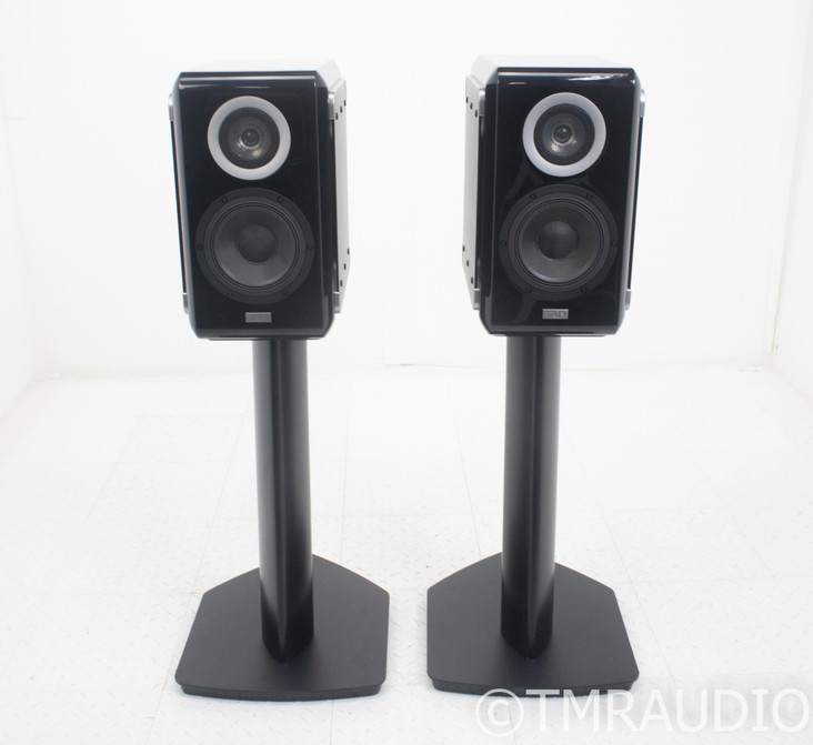 TAD Micro Evolution One Bookshelf Speakers; ME1; Black Pair w/ ST3 Stands