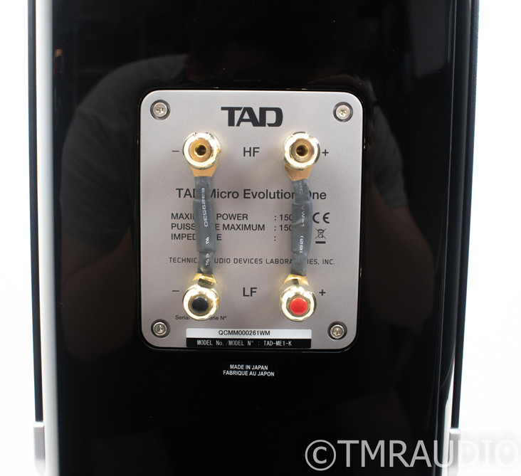 TAD Micro Evolution One Bookshelf Speakers; ME1; Black Pair w/ ST3 Stands