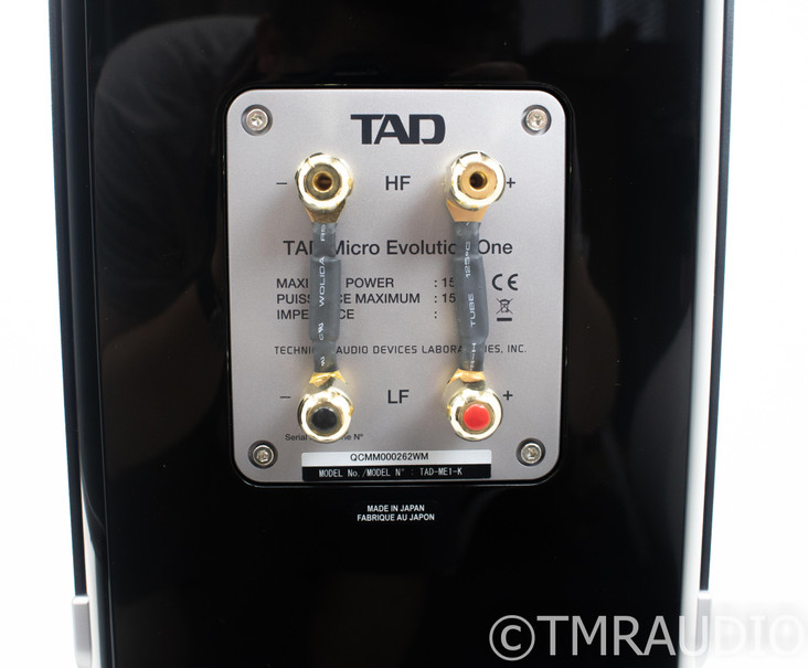 TAD Micro Evolution One Bookshelf Speakers; ME1; Black Pair w/ ST3 Stands