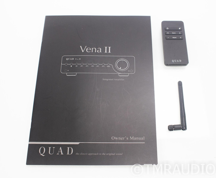 Quad Vena II Stereo Integrated Amplifier / DAC; D/A Converter; Bluetooth; Remote