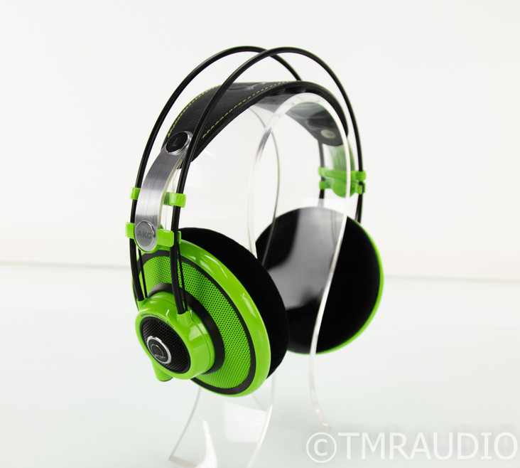 AKG Q701 Semi Open Back Dynamic Headphones; Green Pair