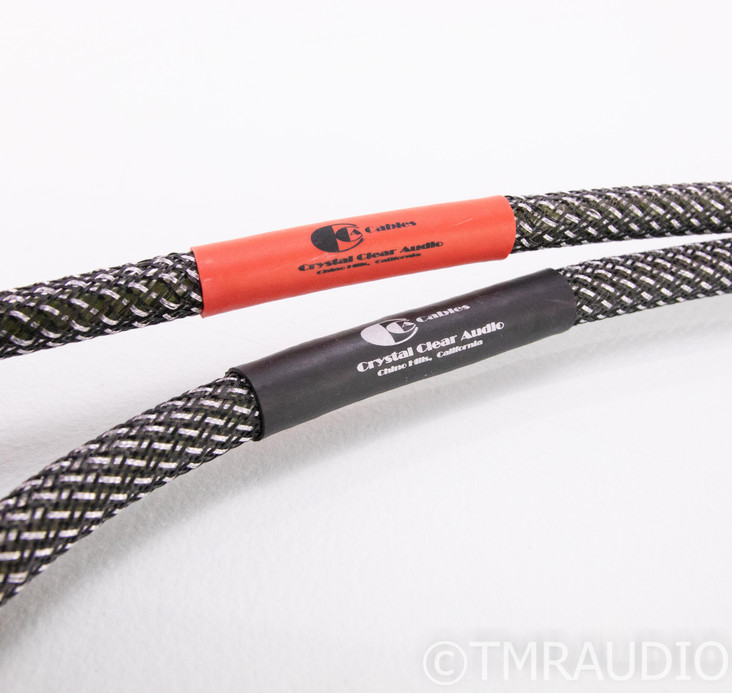 Crystal Clear Audio Magnum Opus XLR Cables; 1.5m Pair Balanced Interconnects