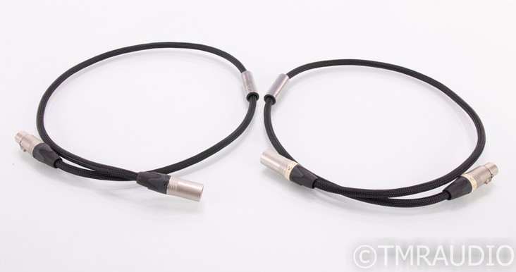 Shunyata Black Mamba XLR Cables; 1m Pair Balanced Interconnects (SOLD)