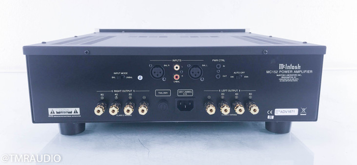 McIntosh MC152 Stereo Power Amplifier; MC-152 (1/4)