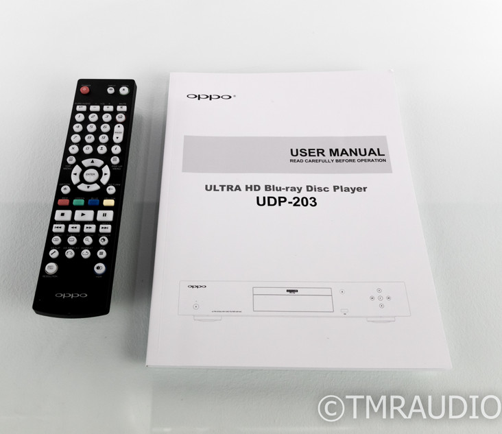 Oppo UDP-203 Universal Blu-Ray Disk Player; 4K UHD; Remote (SOLD)