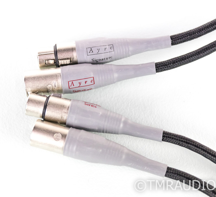 Ayre Signature XLR Cables; 1m Pair Balanced Interconnects