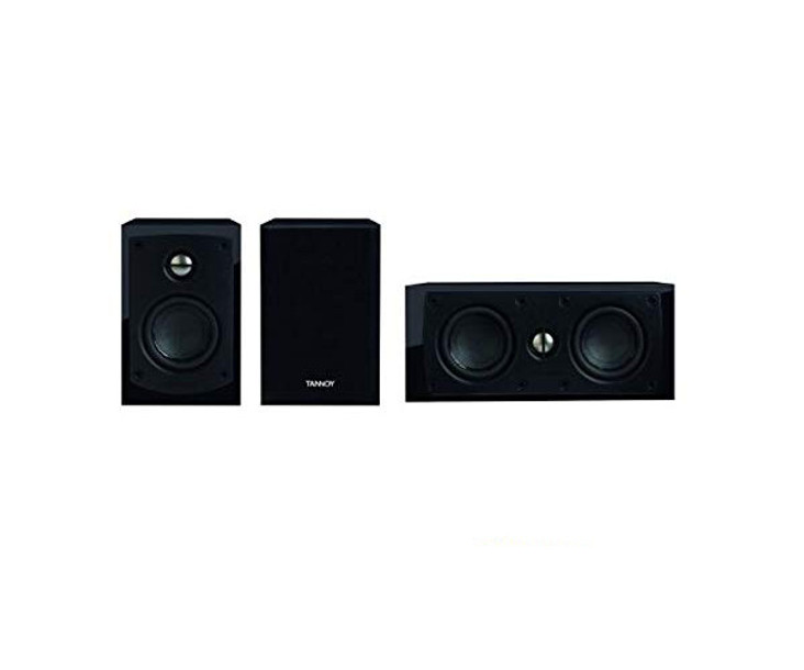 Tannoy HTS 3.0 Speaker System; Gloss Black Center Channel w/ Satellite Pair (New)