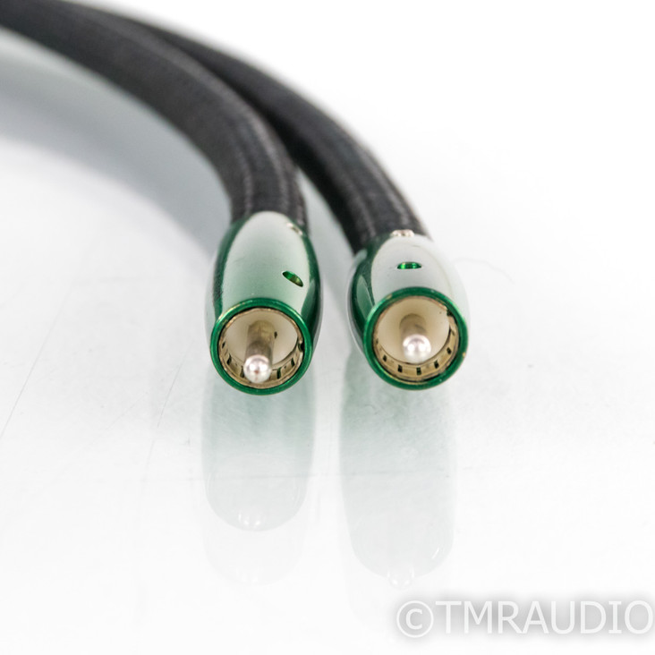 AudioQuest Earth RCA Cables; 1m Pair Interconnects; 72v DBS (SOLD)