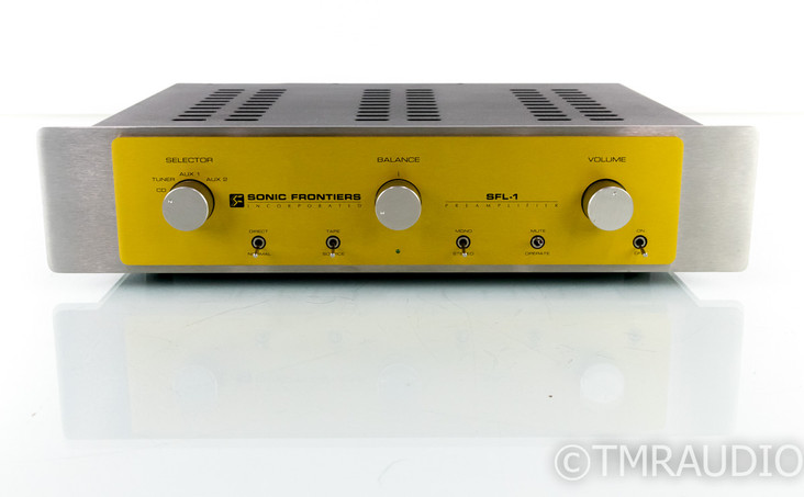 Sonic Frontiers SFL-1 Vintage Stereo Tube Preamplifier; SFL1; Upgraded w/ V-CAPs