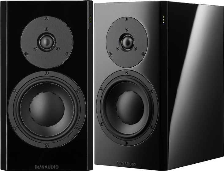 Dynaudio Focus 20 XD Powered Speakers; High Gloss Black Pair w/ Stands (New)
