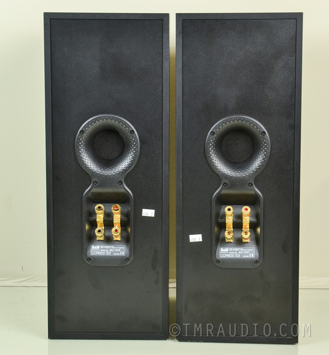 B&W LCR-600 S3 Bookshelf Speakers; PAIR Bowers & Wilkins