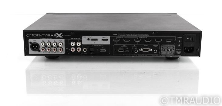 Emotiva MC-700 7.1 Channel Home Theater Processor; BasX MC700; Bluetooth; 4K