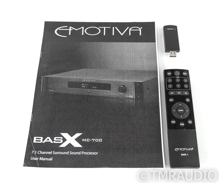 Emotiva MC-700 7.1 Channel Home Theater Processor; BasX MC700; Bluetooth; 4K