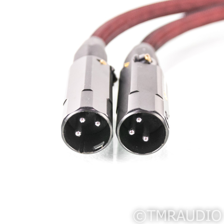 Moon Audio Silver Dragon V2 XLR Cables; 1.5ft Pair; Furutech FP-601 Connectors