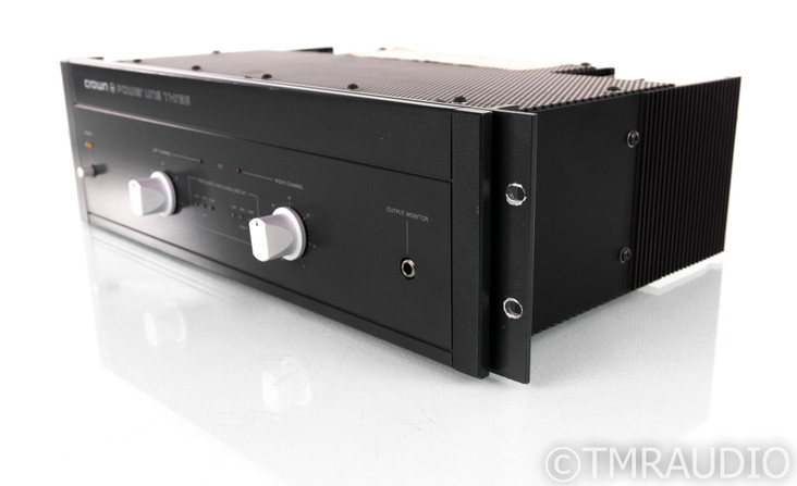 Crown Power Line Three Stereo Power Amplifier; Walnut Cabinet