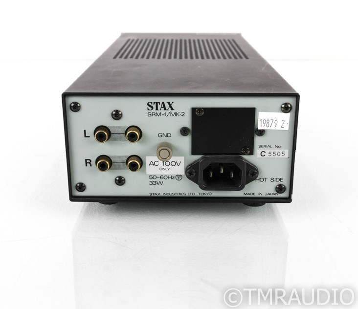 Stax SRM-1 Mk-2 Electrostatic Headphone Amplifier; SRM1 Mk2