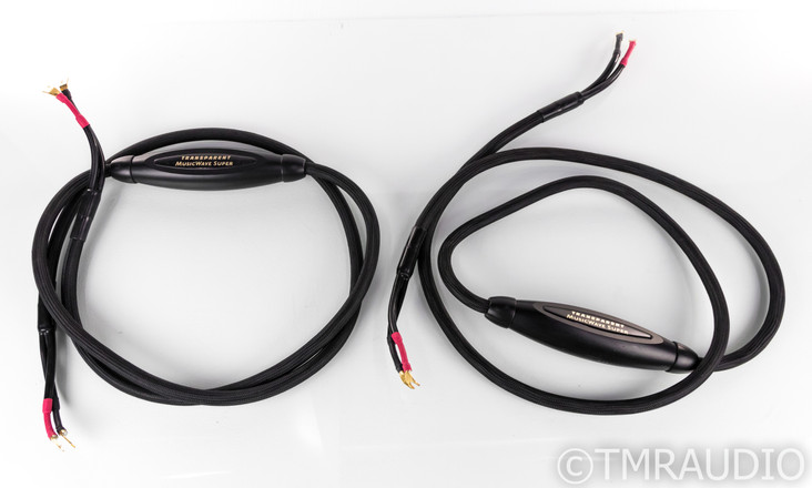 Transparent Audio MusicWave Super Speaker Cables; 10ft Pair