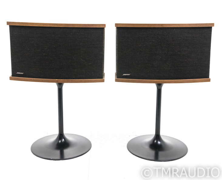 Bose 901 Series V Vintage Speakers; Pair w/ Tulip Stands & EQ