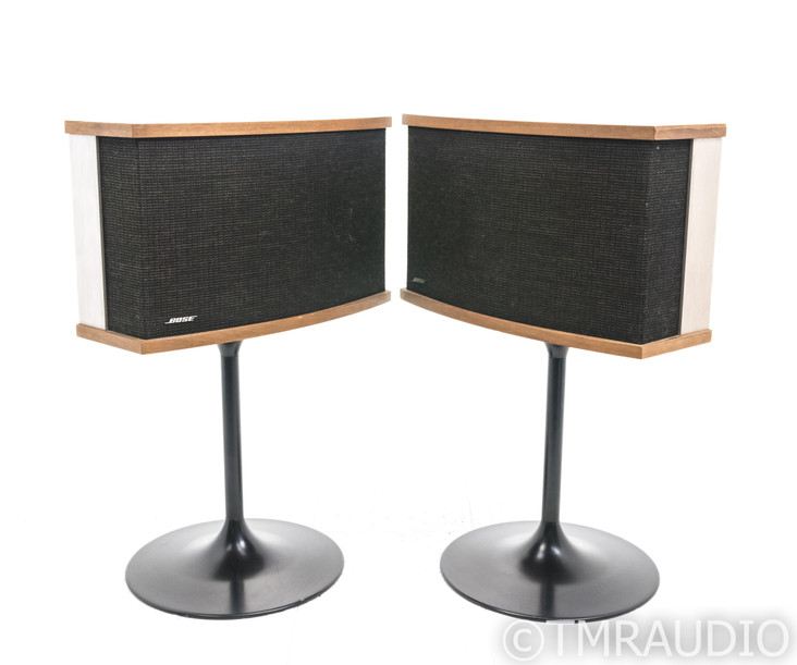 Bose 901 Series V Vintage Speakers; Pair w/ Tulip Stands & EQ