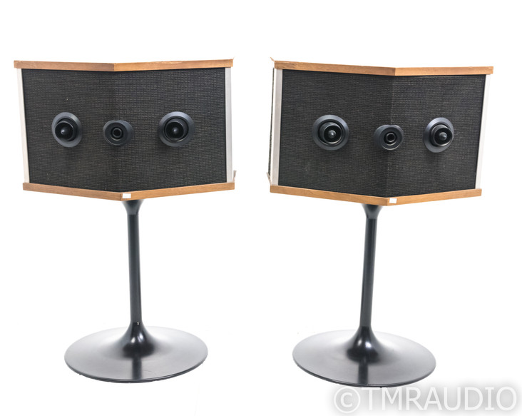Bose 901 Series V Vintage Speakers; Pair w/ Tulip Stands & EQ