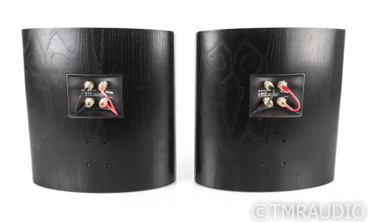 B&W SCMS On-Wall Surround Speakers; Black Ash Pair; SCM-S