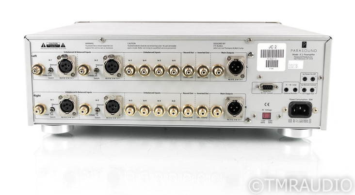 Parasound JC2 Stereo Preamplifier; JC-2; Remote (SOLD)