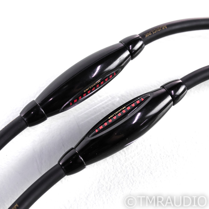 Transparent Audio MusicLink RCA Cables; 1m Pair Interconnects (SOLD)