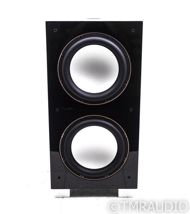 Rel 212/SE Dual 12" Powered Subwoofer; Gloss Black; 212-SE