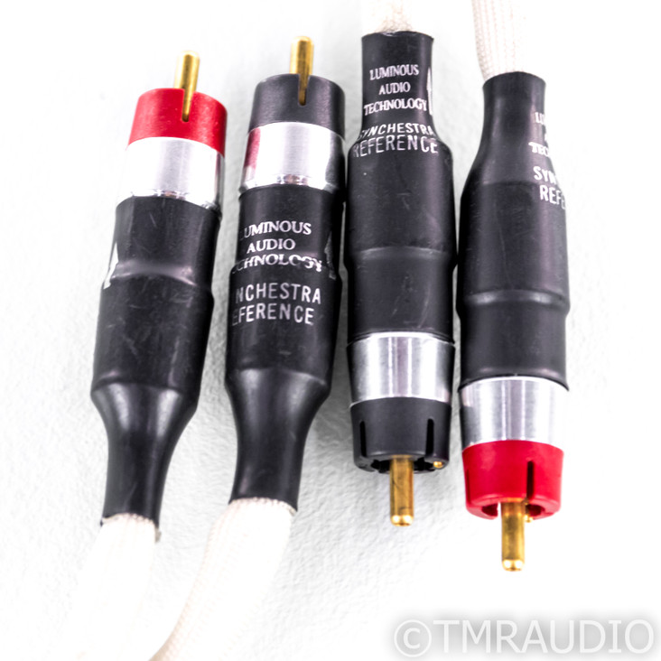 Luminous Audio Technology Synchestra Reference RCA Cables; 1m Pair Interconnects (SOLD)