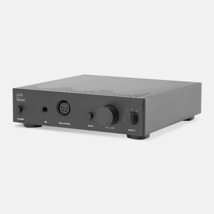 Massdrop LCX + SDAC Headphone Amplifier / DAC; Liquid Carbon Black; D/A Converter (New)