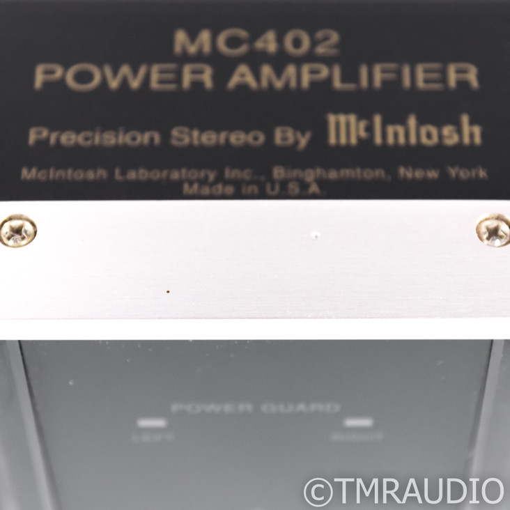 McIntosh MC402 Stereo Power Amplifier; MC-402 (SOLD2)