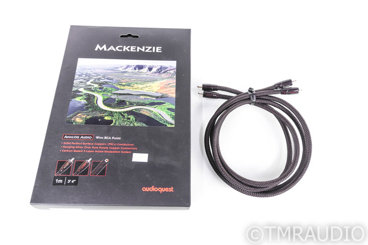 AudioQuest Mackenzie RCA Cables; 1m Pair Interconnects (SOLD3)