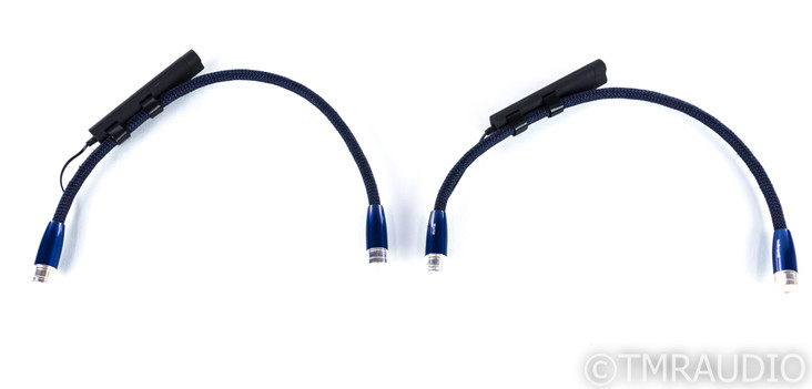 Audioquest Water XLR Cables; .5m Pair Balanced Interconnects; 72v DBS