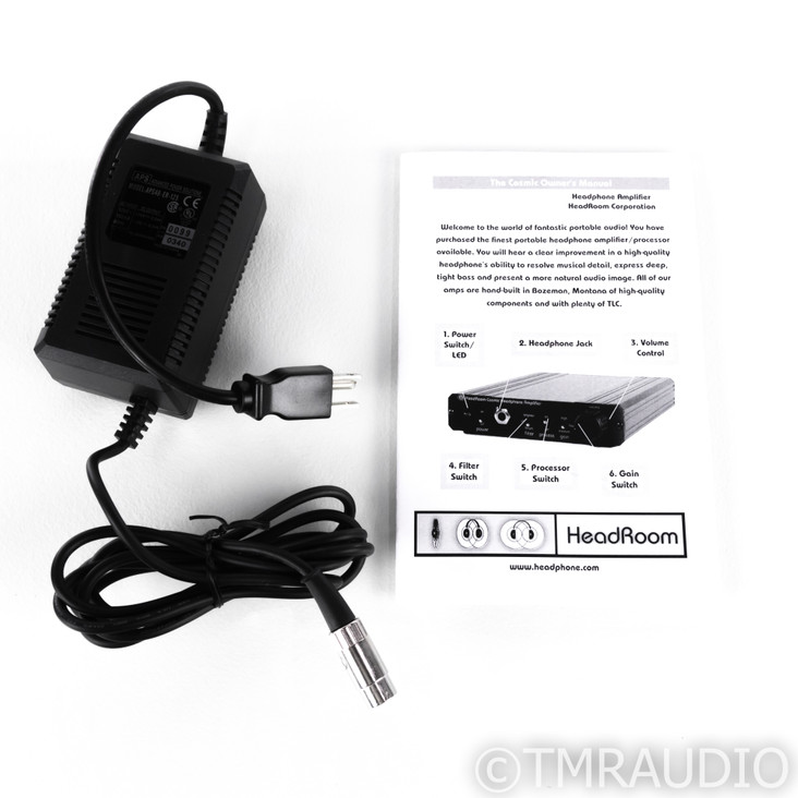 HeadRoom Cosmic Headphone Amplifier; Upgraded APS Remote DC Power Supply