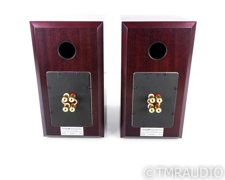 Totem Acoustic Signature One Bookshelf Speakers; Mahogany Pair (SOLD)