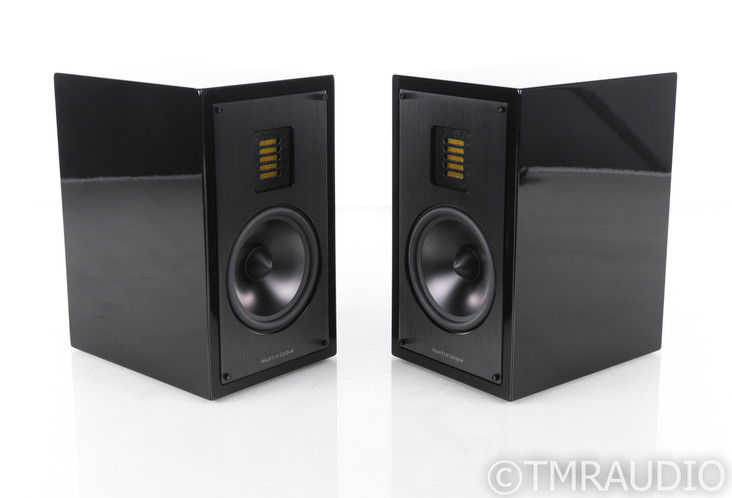 Martin Logan LX16 Bookshelf Speakers; Gloss Black Pair; LX-16