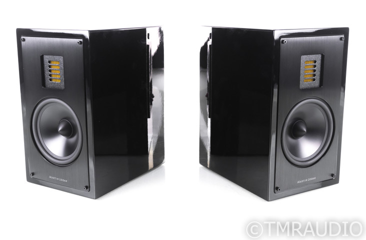 Martin Logan LX16 Bookshelf Speakers; Gloss Black Pair; LX-16