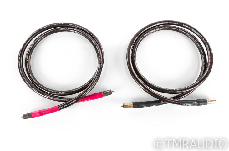 Cardas Hexlink Golden 5-C RCA Cables; 1.5m Pair Interconnects