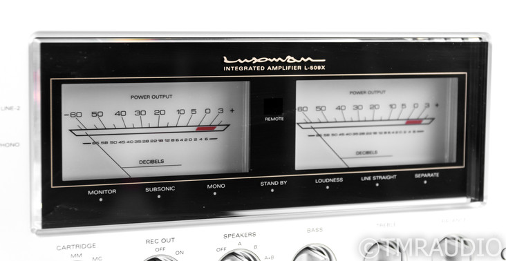 Luxman L-509X Stereo Integrated Amplifier; L509X; MM/MC Phono
