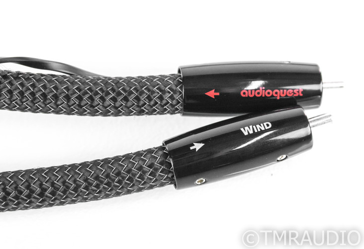 Audioquest Wind RCA Cables; .75m Pair Interconnects; 72V DBS