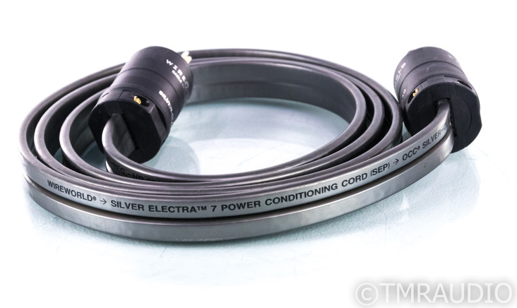 WireWorld Silver Electra 7 Power Cable; 2m AC Cord (Upgraded Terminations)