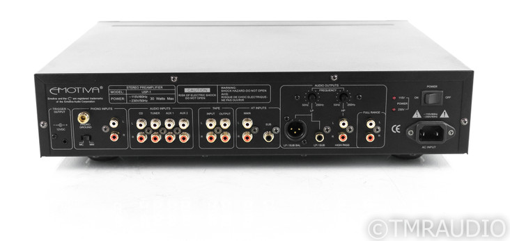 Emotiva USP-1 Stereo Preamplifier; USP1; Remote; MM / MC