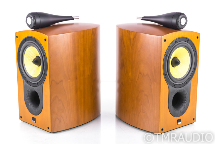 B&W 805S Bookshelf Speakers; 805-S; Cherrywood Pair