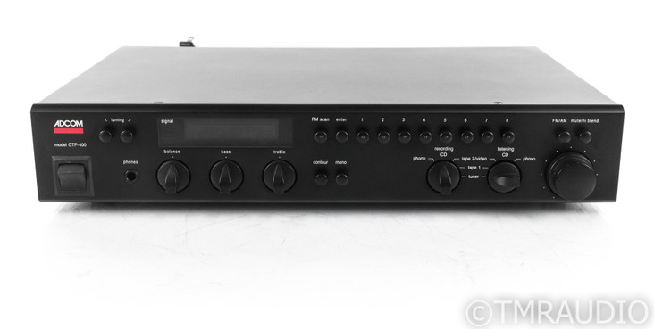 Adcom GTP-400 Vintage AM/FM Tuner / Preamplifier; MM Phono