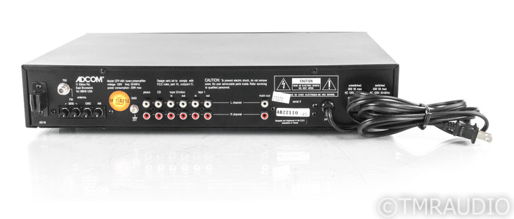 Adcom GTP-400 Vintage AM/FM Tuner / Preamplifier; MM Phono