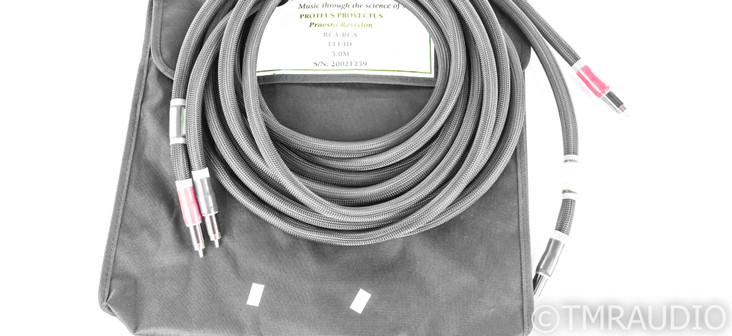 Purist Audio Design Proteus Provectus RCA Cables; 5m Pair Interconnects; Praesto
