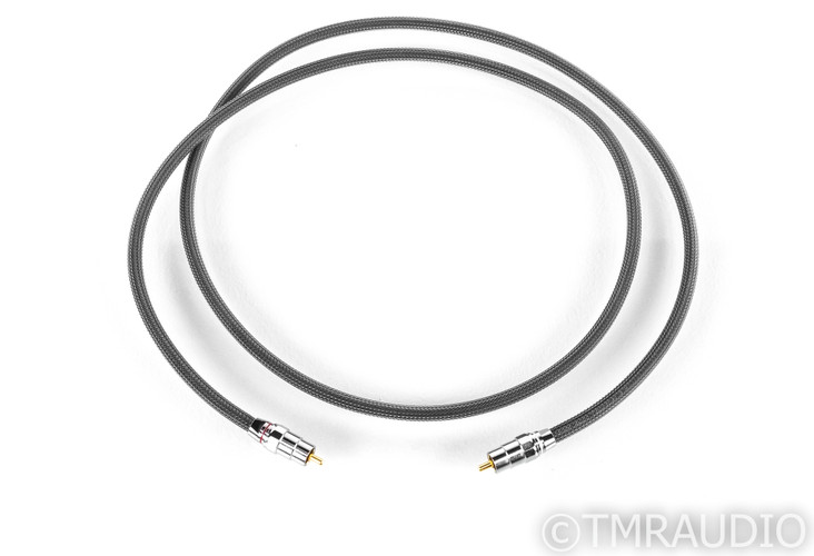 Transparent High Performance RCA Digital Coax Cable; Single 1.5m Interconnect