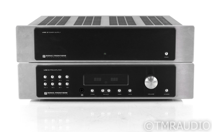 Sonic Frontiers Line 3 SE+ Stereo Tube Preamplifier; L3 Power Supply Unit; PSU (SOLD)