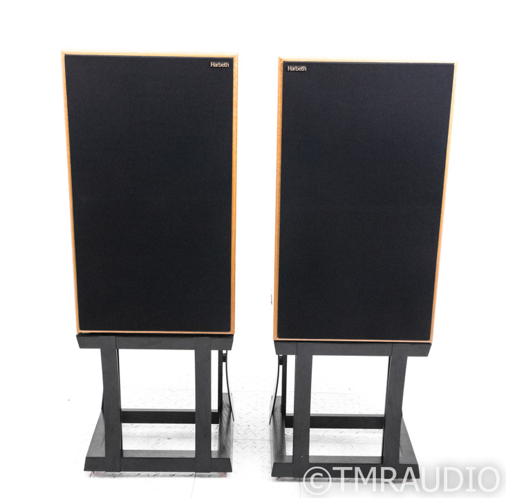 Harbeth M40.1 Stand-Mounted Loudspeakers; Custom Stands; Eucalyptus; 3-way