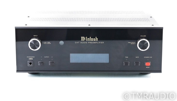 McIntosh C47 Stereo Preamplifier; C-47; 32-bit / 384kHz DAC; DSD; Phono; MINT